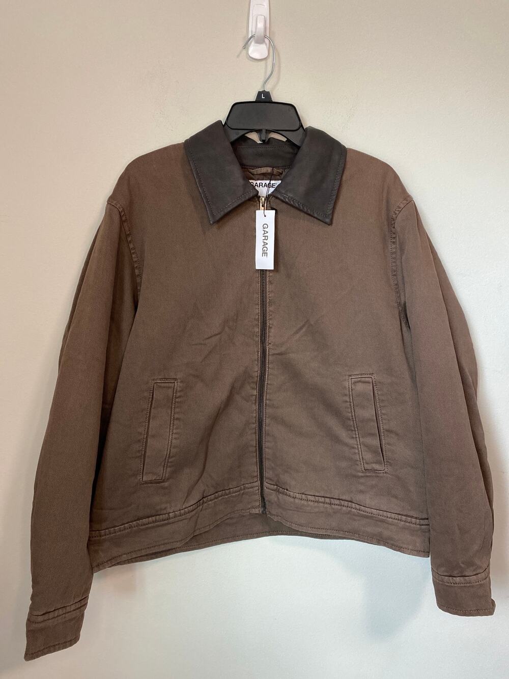 New Garage Twill Worker Jacket Quilted Workwear Women’s Large